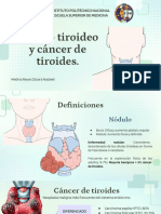 Nódulo Tiroideo y Cáncer de Tiroides