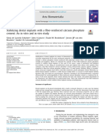 Stabilizing Dental Implants With A Fiber-Reinforced Calcium Phosphate Cement An in Vitro and in Vivo Study