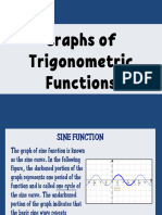 3.8 Graphs of Trigonometric Functions