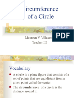 Circumference of a Circle-Presentation