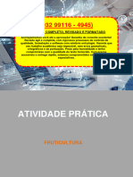 Resolução - (032 99116 - 4945) - Atividade Prática - Fruticultura