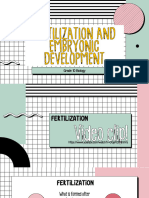 Fertilization and Embryonic Development