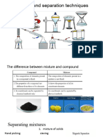 Mixtures and Separation Techniques