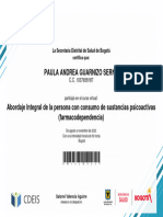 Farmacodependencia_Certificado de Participación - cohorte 8