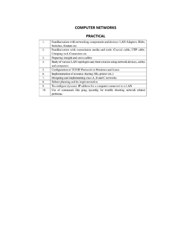 Networking Components and Coaxial Cables | PDF | Network Topology ...