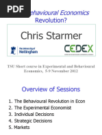 The Revolution?: Behavioural Economics