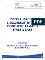 Sesión 05-Modelado de La Edificación en Etabs V18.1