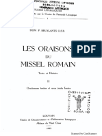 Les Oraisons Du Missel Romain Ii