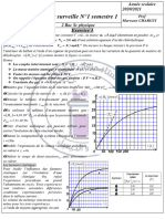 Devoir Surveille N°1 Semestre 1: Exercice 1