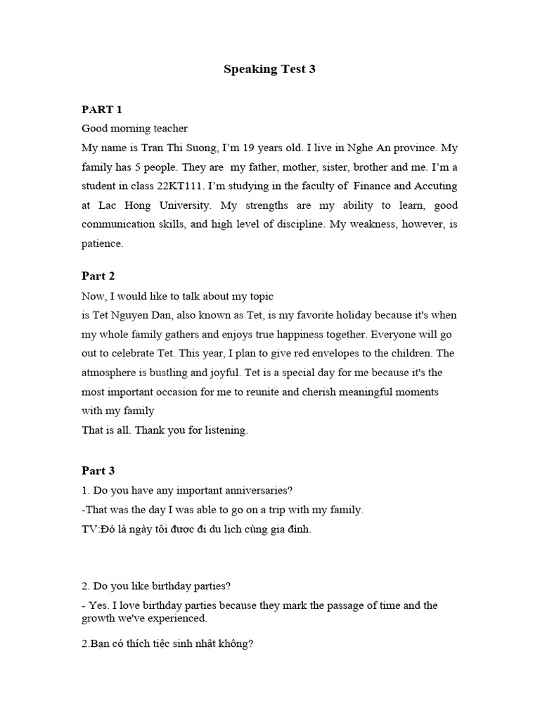 Speaking English 3 | PDF