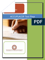 ACCUPLACER BOOKLET 2016