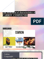 The Structural of Characteristics of CARBON COMPOUNDS