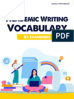 Academic Writing Vocabulary by Examiners