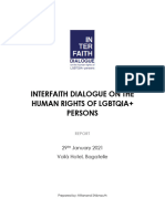 INTERFAITH DIALOGUE Report Amended