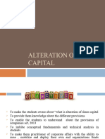 11. Alteration of Share Capital