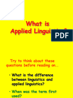 What is Applied Linguistics-1