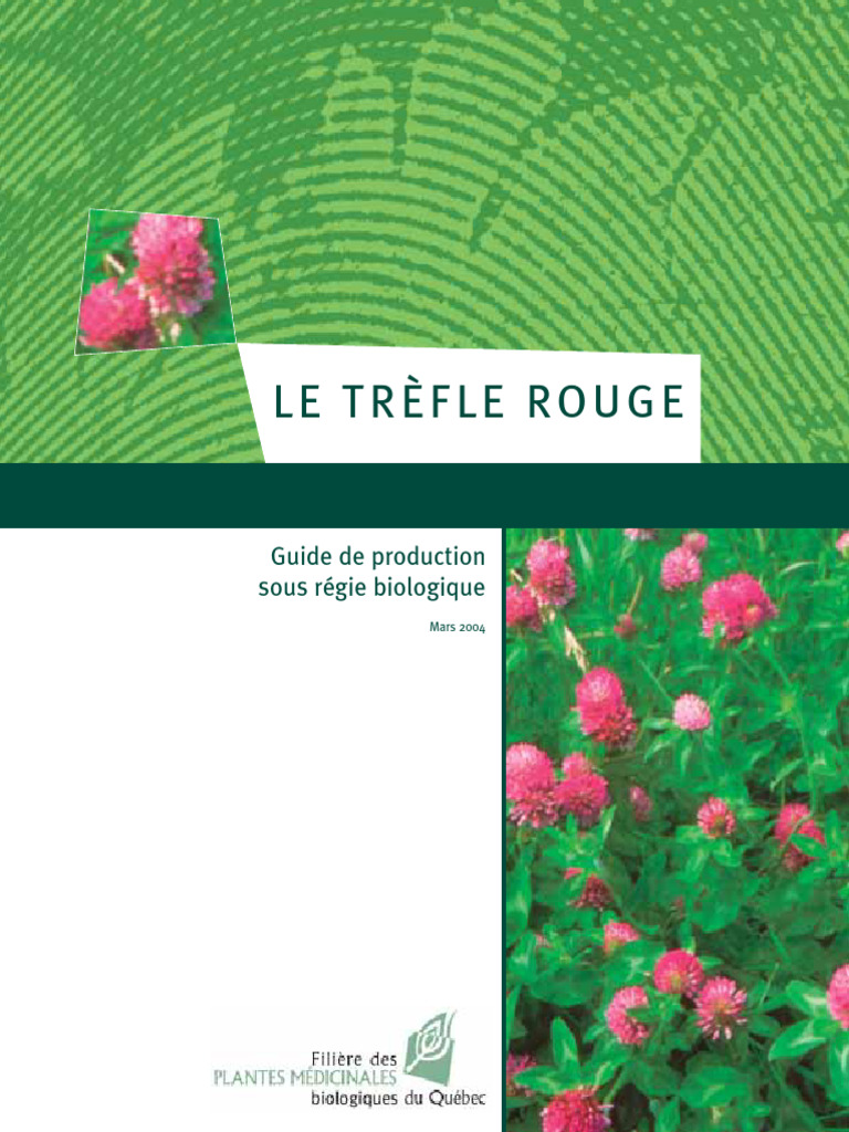Guide de production du trèfle rouge bio | PDF | Semis | Adventice