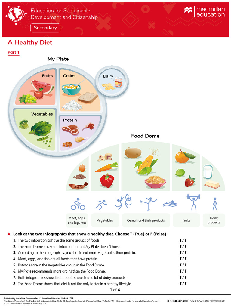 Evaluating Healthy Diet Infographics | PDF | Foods | Cereals