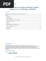 cnMatrix-EXTX Release Notes - 4.2.1-r5