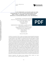 The Effect of Nitrogen Gas Flow Rate On The Properties of Tin-Coated High-Speed Steel (HSS) Using Cathodic Arc Evaporation Physical Vapor Deposition (PVD) Technique