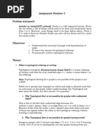 Write Up ADSL Assignment 3 AVO Topological Sort