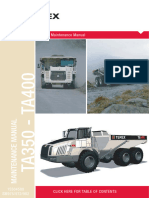 2010 TEREX TA350-TA400 Dump Truck Service Repair Manual