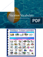 Vacation Vocabulary