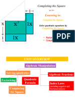 Completing The Square - Intro