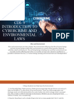 Cdi 9 Introduction To Cybercrime and Environmental Laws