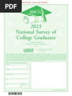 Census Practice Test | PDF | Multiple Choice | Test (Assessment)