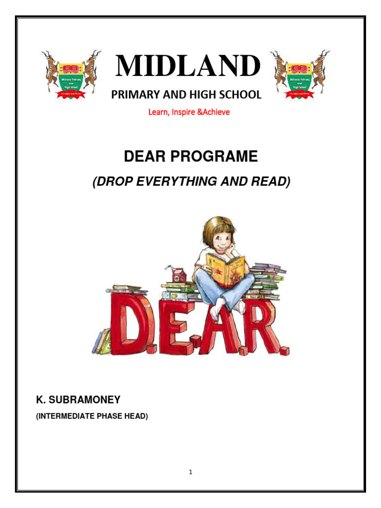 DEAR Time Guidelines for Students | PDF | Teachers | Learning