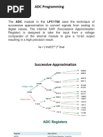 ADC Programming: Va (Vref/2) Dval