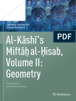 Al Kashis Miftah Al Hisab Volume II Geometry Translation and Commentary 1st Ed 9783030613297 9783030613303 Compress