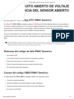 CÓDIGO P0641 (Todas Las Marcas) - Síntomas y Soluciones