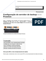 Configuração do servidor de backup Proxmox-Portugues