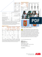 Specification & Dimensions Allowable Pole Distances: ABB Sp. Z O.O. Branch in Przasnysz