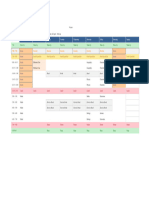 Timetable Gotta Follow