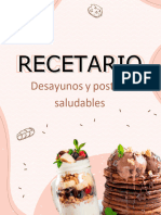 Recetario Desayunos y Postres Saludables Neyvi