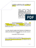 05.aposentadoria Por TC Regra Do Pedagio 100 Por Cento Pos EC103 Reconhecimento Vinculo Emprego Presuncao Contribuicao MODELO