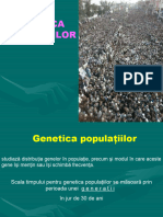 11. Genetica populaţiilor