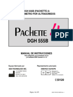 DGH 555b Pachette 4 Paquimetro Por Ultrasonidos Pagina 1 de 105 DGH 555b Ins Omspa