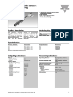 Proximity Magnetic Sensors Cylindrical Housing FMM Series: Ordering Key Fmma3 Product Description