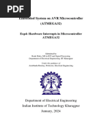 Exp4 Hardware Interrupts in Microcontroller ATMEGA32