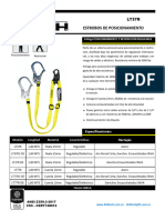 Eslinga Doble en Y Regulable Sin Absorbedor LT37R Link Tech