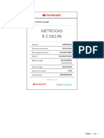 Comprobante de Pago Metrogas 05-02-2024