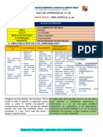 8 WEEK USE OF A-AN and ARTICLE THE