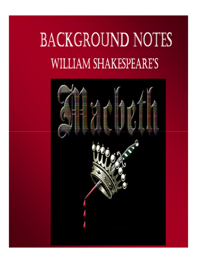 Background on Shakespeare's Macbeth | PDF | Macbeth | William Shakespeare
