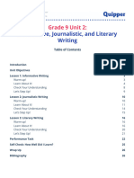PDF_English Grade 9_Unit 2_Informative Journalistic Literary Writing, 3 topics