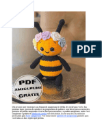 PDF Croche de Flora A Abelha Receita de Amigurumi Gratis