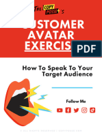 Copy Posse Free Guide Customer Avatar Worksheet